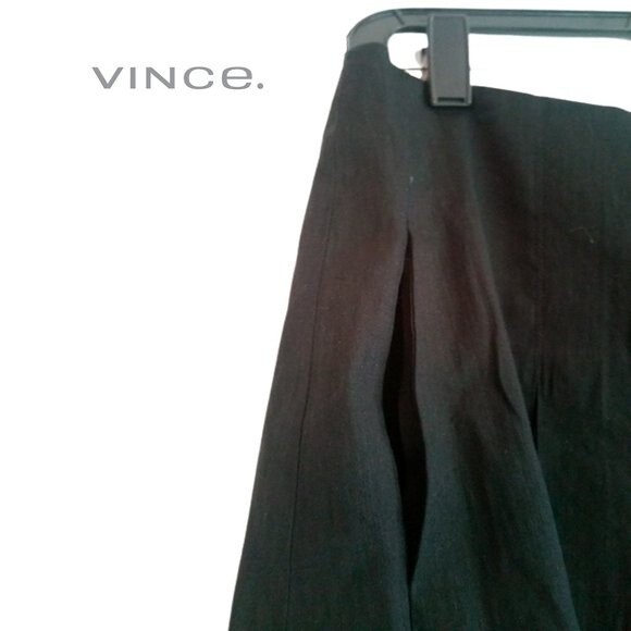 VINCE NEW Preppy Center Pleat Pockets Linen Mini Skirt 10 - Picture 7 of 12